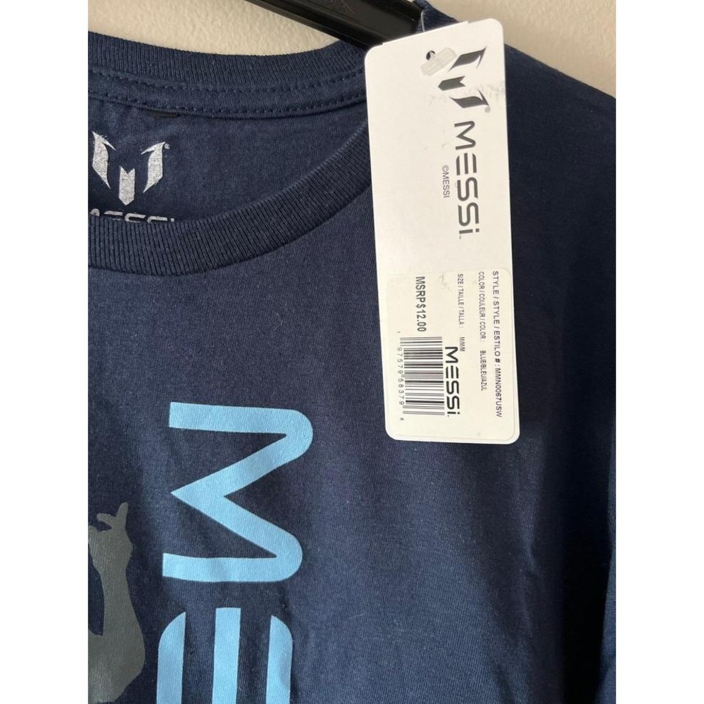 Messi All Gender Lionel Messi Graphic T-Shirt Navy Blue Medium NWT - Picture 4 of 5